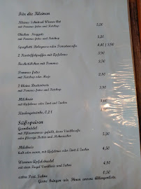 Menu / carte de Harz-Heimat à Braunlage