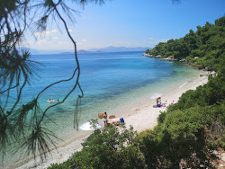 Foto von Vougiouklaki beach mit sehr sauber Sauberkeitsgrad