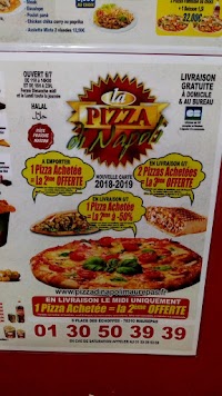 Pizza Di Napoli à Maurepas carte