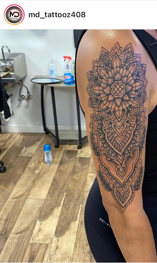 Explore bear tattoo ideas, creative tattoo ideas in Riverton, available at ART OF THE HEART TATTOO & PIERCINGS - RIVERTON UT