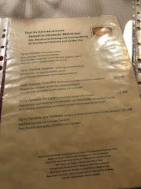 Au Pied De Boeuf à Sélestat menu