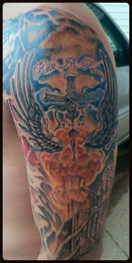 Explore mens sleeve tattoo ideas with meaning, creative tattoo ideas in Green Bay, available at Darkside Tattoo By Jesse Skywalker