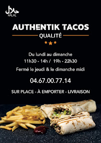 Aliment-réconfort du Restauration rapide Authentik Tacos à Montblanc - n°2