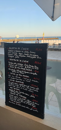 Le Récif à Saint-Gilles-Croix-de-Vie menu