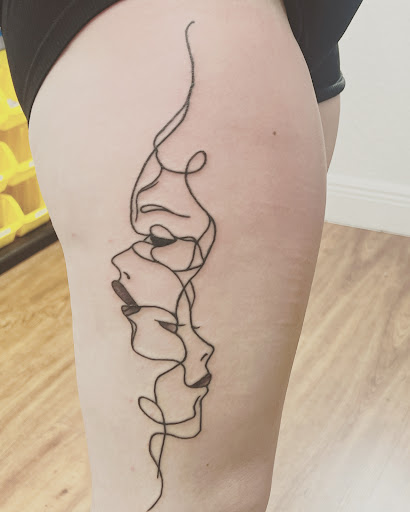 Explore disney castle tattoo ideas, creative tattoo ideas in Cocoa, available at Rorschach Tattoo Shop and Piercing Studio