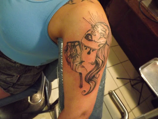 Explore grandpa tattoos ideas, creative tattoo ideas in Princeton, available at Custom Dreams Tattooing and Body Piercing