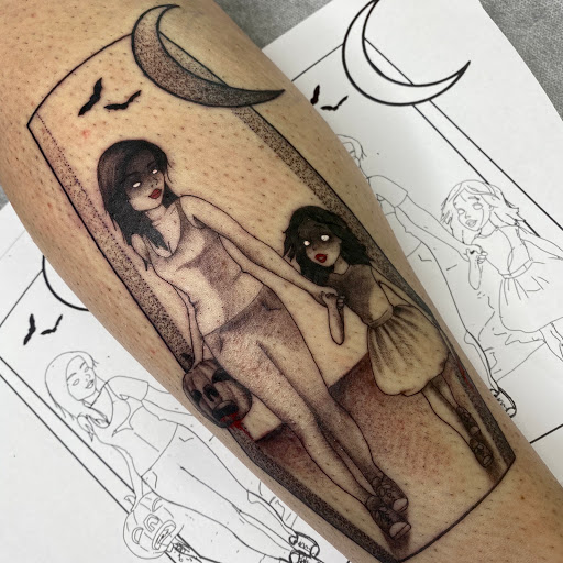 Explore sleeve tattoo cover up ideas, creative tattoo ideas in Savannah, available at tattoos by delan