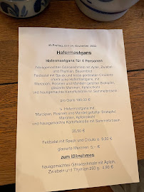Menu du Restaurant Apfelwein Wagner à Frankfurt