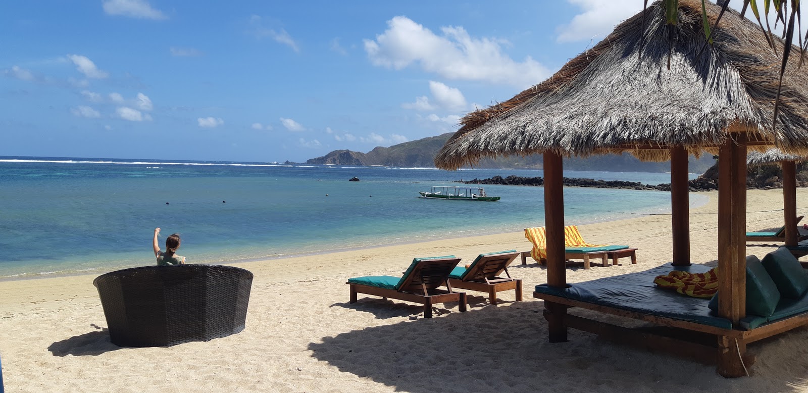 Fotografija Seger Mandalika Beach in naselje