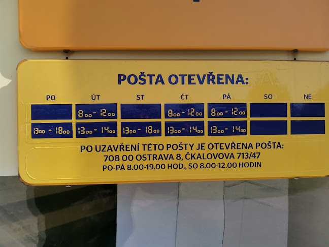 Recenze na Česká pošta Ostrava 23 v Ostrava - Kurýrní služba