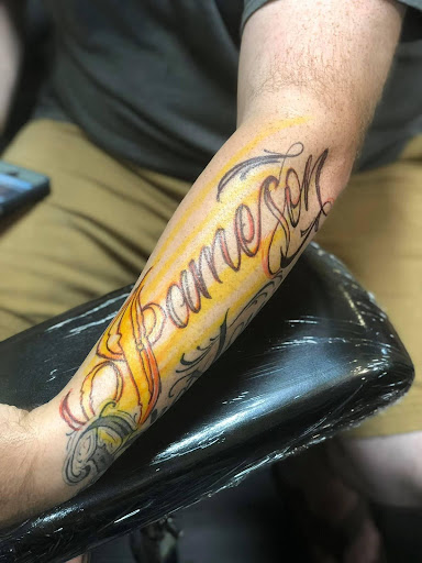 Explore top gun tattoo ideas, creative tattoo ideas in Goose Creek, available at Red Kirin Tattoo