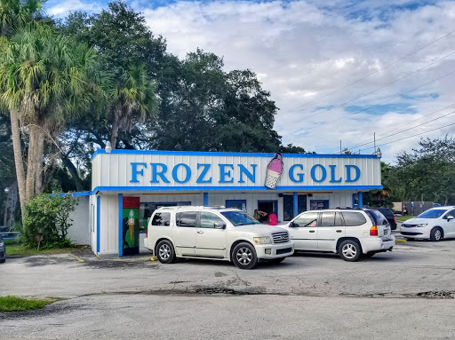 Ice Cream Shop «Frozen Gold Ice Cream Shoppe», reviews and photos, 104 Eddie Rd, New Smyrna Beach, FL 32168, USA