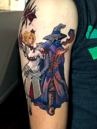 Explore space tattoos ideas, creative tattoo ideas in Mesa, available at The Tattoo Lounge