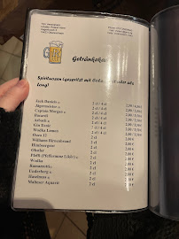 Menu du TSV Vereinsheim à Obersontheim