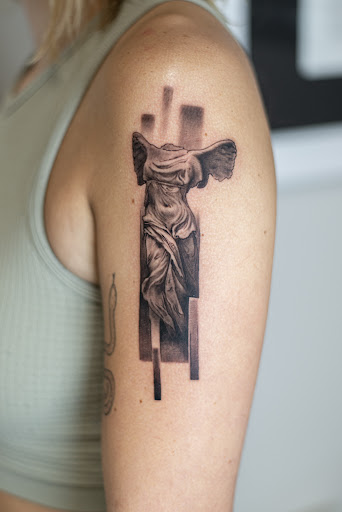 Explore rose idea tattoos, creative tattoo ideas in Independence, available at Bare Skin Tattoo