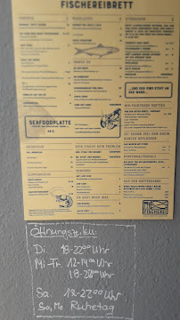 Fischerei à Essen menu