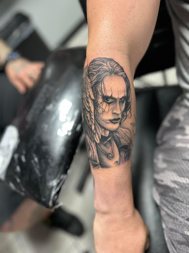 Explore ghost band tattoo ideas, creative tattoo ideas in Gastonia, available at From the Ashes Tattoo Studio