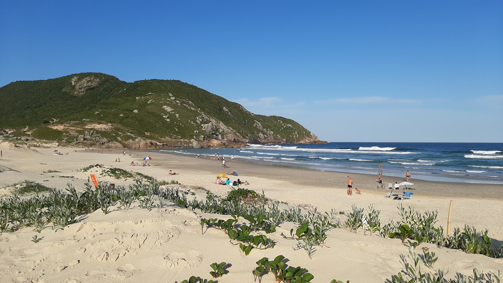 Photo of Santinho Beach with bright fine sand surface