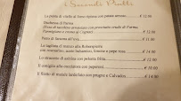 Menu / carte de Osteria Imelde Parma à Parma