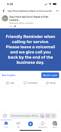 GARY POND APPLIANCE REPAIR AND COIN LAUNDRY SERVICE LLC. - Photo 8 - Car repair in Milan, IL, Davenport