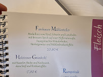 Menu du Restaurant Farchauer Mühle à Schmilau