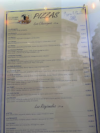 Pizzeria le basilic à Lourdes menu