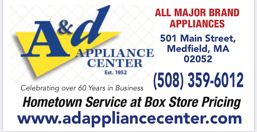 Appliance Store «A & D Appliance Center», reviews and photos, 501 Main St, Medfield, MA 02052, USA