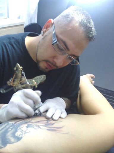 Explore mens sleeve tattoo idea, creative tattoo ideas in Albuquerque, available at Tattoosbyfrankieg