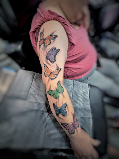 Explore fifth element tattoo ideas, creative tattoo ideas in Fort Myers, available at Loyal 2 The Coil Tattoos & Piercings (Edison Mall Location Entrance F)