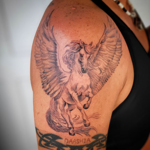 Explore resilience symbol tattoo ideas, creative tattoo ideas in San Diego, available at Goddess Temple Tattoo Studio