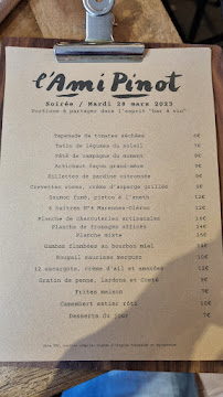 Restaurant L'Ami Pinot - Restaurant / Bar à vin à L'Isle-Adam - menu / carte