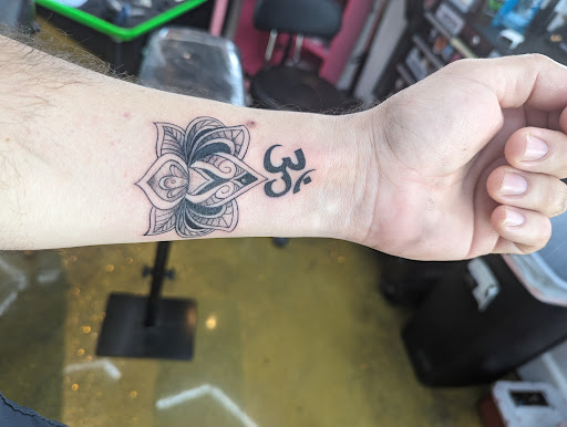 Explore boyfriend name tattoos ideas, creative tattoo ideas in Kapolei, available at Sacred Art Tattoo and Coffee Bar - Kapolei