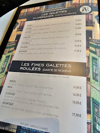 Menu du Ar Preti - Crêperie Moderne Plaisir à Plaisir