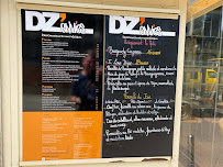 Menu / carte de DZ’envies à Dijon