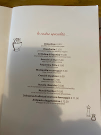 Menu / carte de Pizzeria La Vesuviana à Forlì