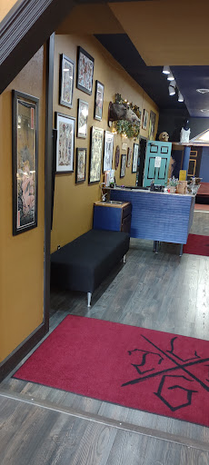 Explore inner ear tattoo ideas, creative tattoo ideas in Lake George, available at Lake George Tattoo Company