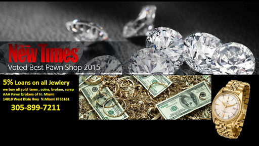 Pawn Shop «AAA Pawnbrokers of North Miami», reviews and photos, 14010 W Dixie Hwy, North Miami, FL 33161, USA