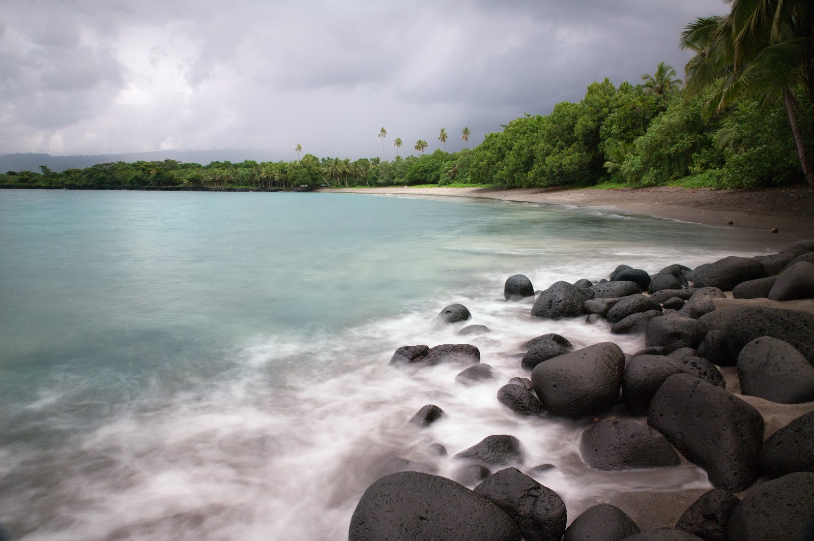 Foto van Cape Niuato'i beach met hoog niveau van netheid