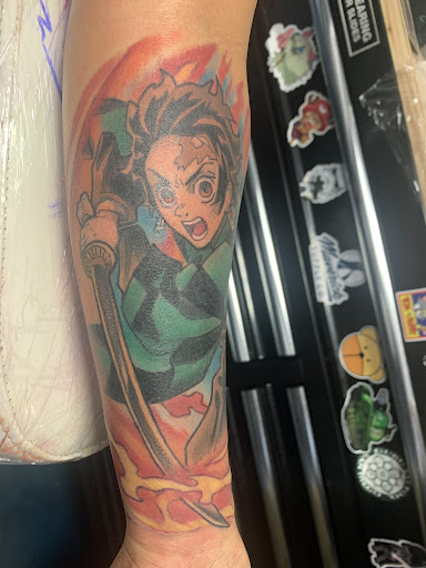 Explore nose tattoo ideas, creative tattoo ideas in Buford, available at Inked Arts Tattoo Studio
