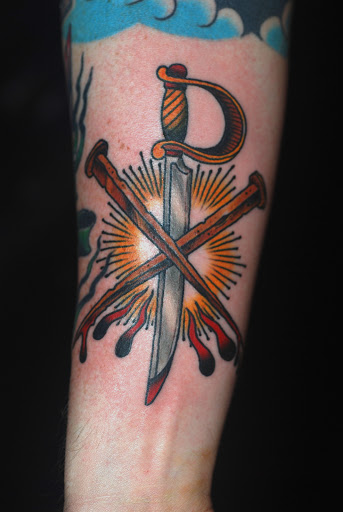 Explore dirtbike tattoo idea, creative tattoo ideas in Sedona, available at Ascension Tattoo