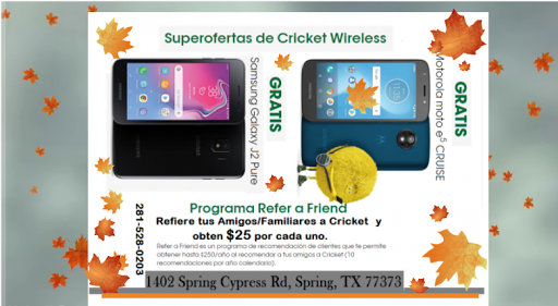 Cell Phone Store «Cricket Wireless», reviews and photos, 1402 Spring Cypress Rd, Spring, TX 77373, USA