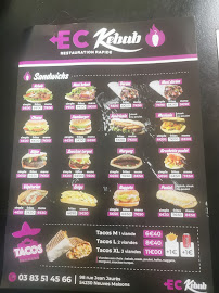 Restaurant Ec Kebab à Neuves-Maisons (la carte)