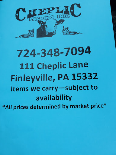 Butcher Shop «Cheplic Meat Processing», reviews and photos, 111 Cheplic Ln, Finleyville, PA 15332, USA