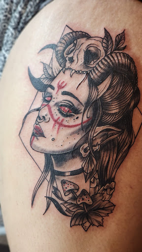 Explore sun and moon tattoo ideas, creative tattoo ideas in Minersville, available at Foundation Tattoo & Art Studio