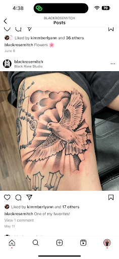 Find simple fishing tattoo ideas for your next unique tattoo in Albany at Black Rose Studio