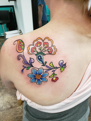 Explore blood type tattoo ideas, creative tattoo ideas in Lufkin, available at Blue Lotus Tattoo & Piercing