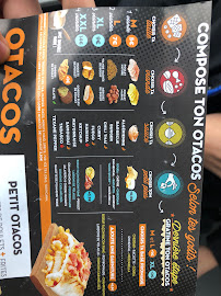Menu / carte de O'Tacos à Besançon