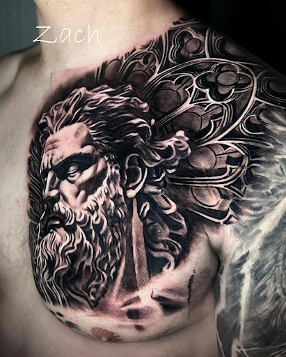 Explore tribal bear tattoo ideas, creative tattoo ideas in Sanford, available at Venom Ink Tattoo