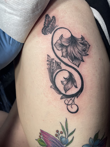 Explore witch moon tattoo ideas, creative tattoo ideas in Plattsburgh, available at Ink by Lace LLC