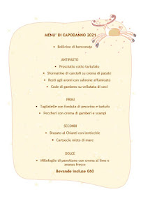 Menu / carte de Drugstore à Cecina